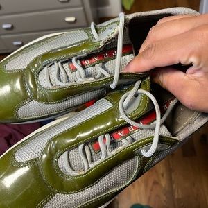 Price non-negotiable!! Authentic prada sneakers just old. Sneakers are as shown